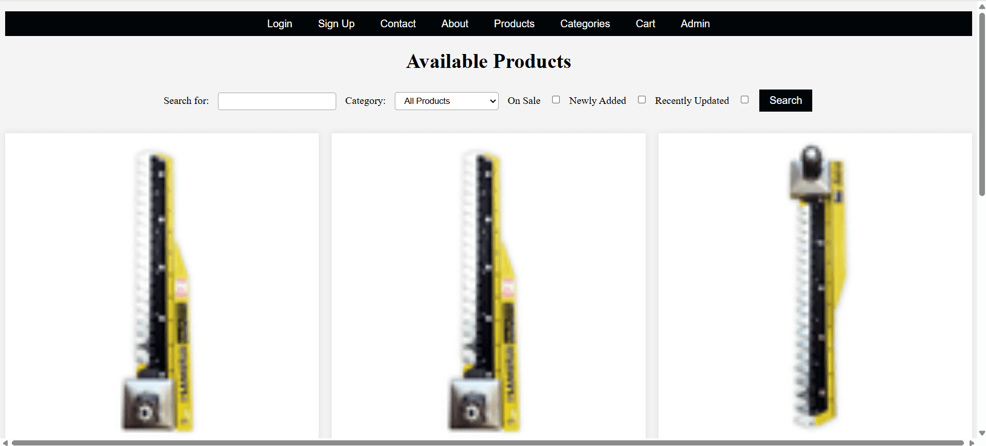 eCommerce Website project preview