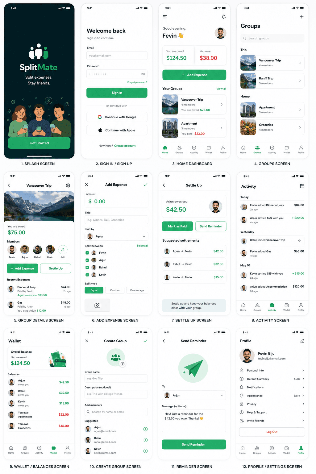 SplitMate, additional view 1